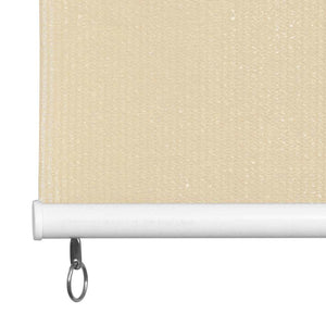 Außenrollo Creme 80x230 cm HDPE