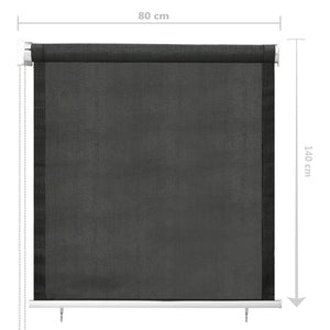Außenrollo 80x140 cm Anthrazit