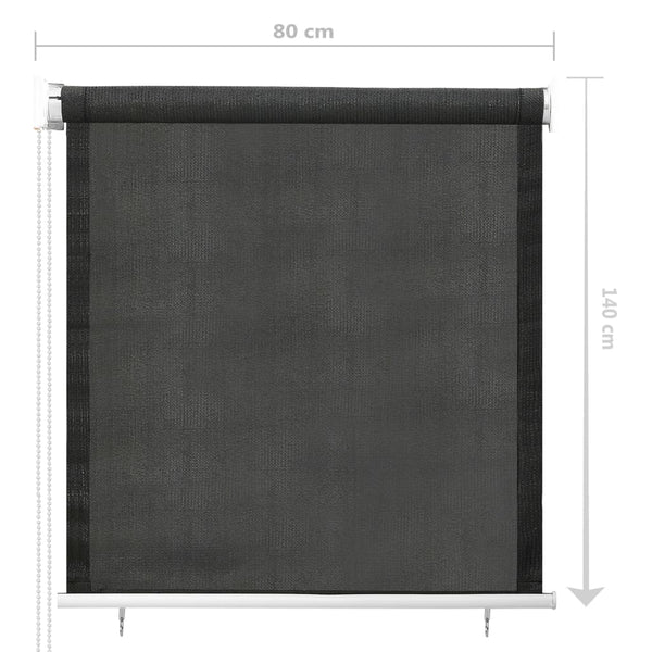 Außenrollo 80x140 cm Anthrazit