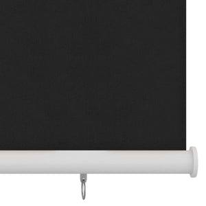 Außenrollo 120x140 cm Schwarz