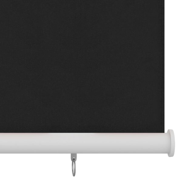 Außenrollo 160x140 cm Schwarz