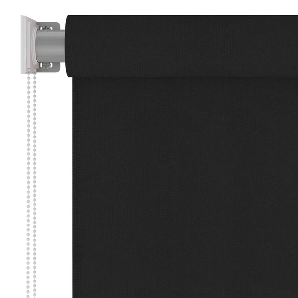 Außenrollo 160x140 cm Schwarz