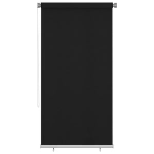 Außenrollo 120x230 cm Schwarz