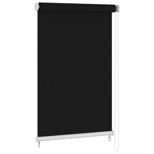 Außenrollo 180x230 cm Schwarz