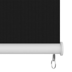 Außenrollo 180x230 cm Schwarz