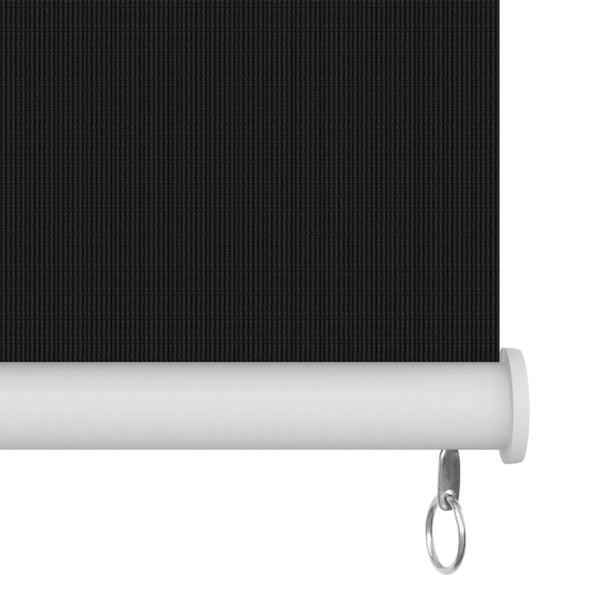 Außenrollo 180x230 cm Schwarz