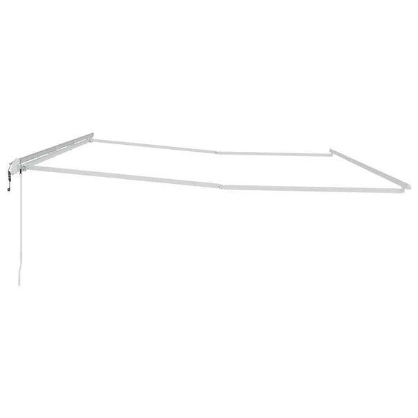 Markisenrahmen Weiß 600 x 350 cm Aluminium