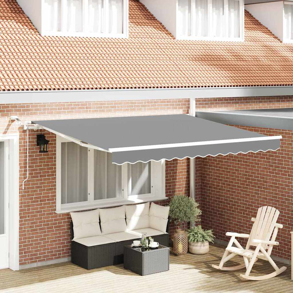 Markisenrahmen Weiß 3 x 2,5 m Aluminium