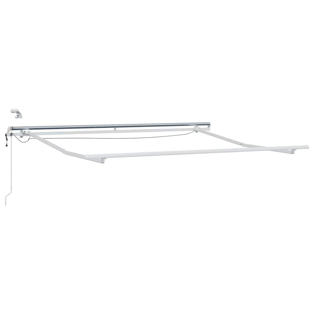 Markisenrahmen Weiß 3 x 2,5 m Aluminium