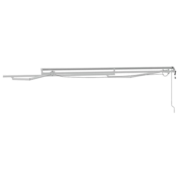 Markisenrahmen Weiß 3 x 2,5 m Aluminium