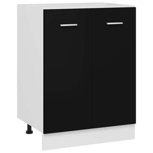 Schwarzer Unterschrank Lyon 60 cm