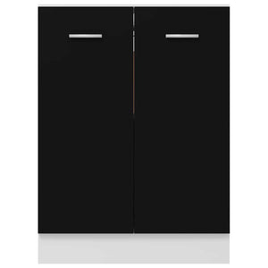 Schwarzer Unterschrank Lyon 60 cm
