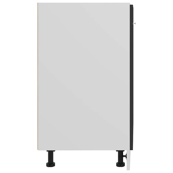 Schwarzer Unterschrank Lyon 60 cm