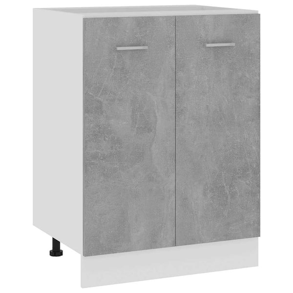 Unterschrank Lyon Betongrau 60 cm
