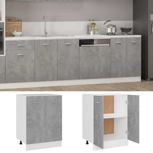 Unterschrank Lyon Betongrau 60 cm