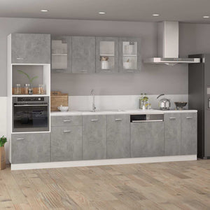 Unterschrank Lyon Betongrau 60 cm