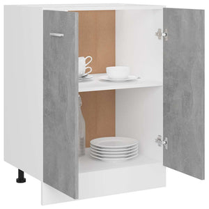 Unterschrank Lyon Betongrau 60 cm