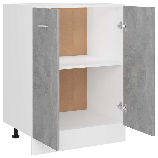 Unterschrank Lyon Betongrau 60 cm