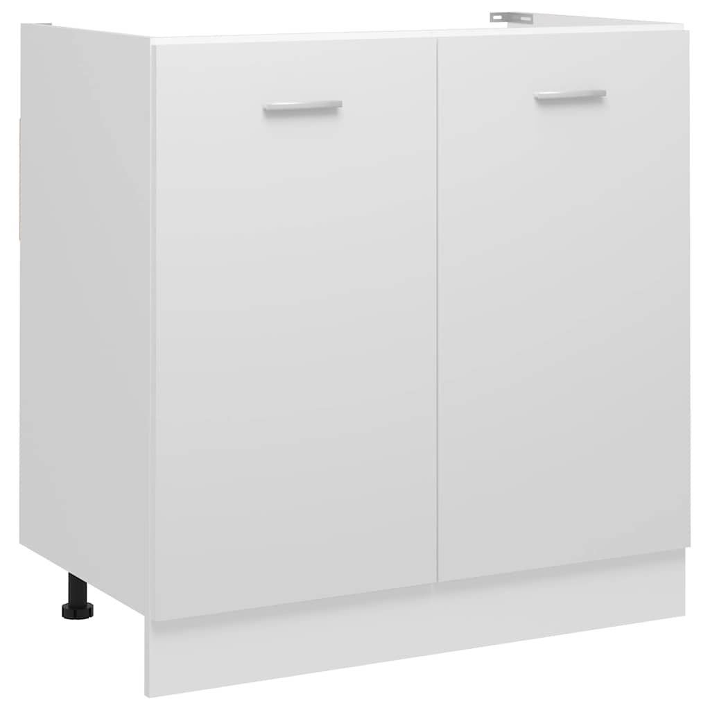 Spülenunterschrank Lyon Weiß 80 cm