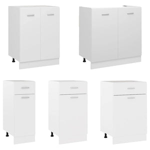 Spülenunterschrank Lyon Weiß 80 cm