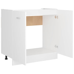 Spülenunterschrank Lyon Weiß 80 cm
