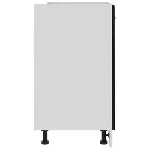 Spülenunterschrank Lyon Schwarz 80 cm