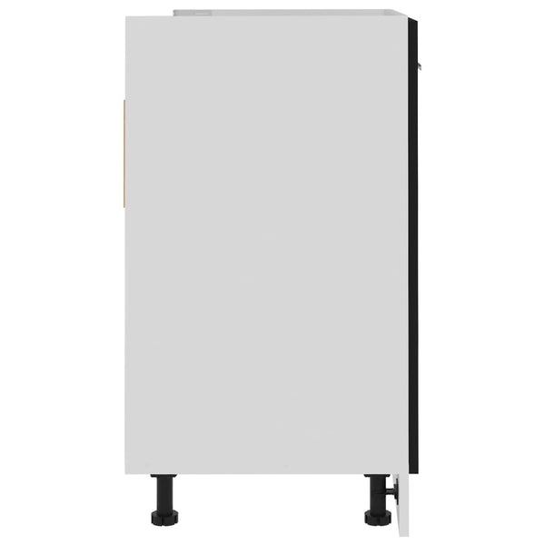 Spülenunterschrank Lyon Schwarz 80 cm