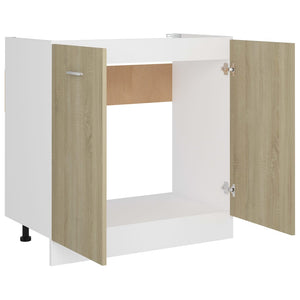 Spülenunterschrank Sonoma-Eiche 80 cm
