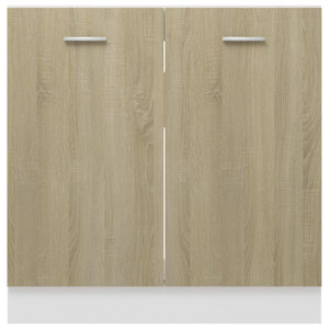 Spülenunterschrank Sonoma-Eiche 80 cm