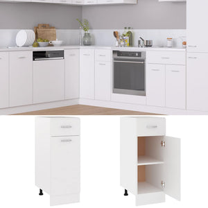 Weißer Schubladenschrank Lyon 30x46x81,5 cm