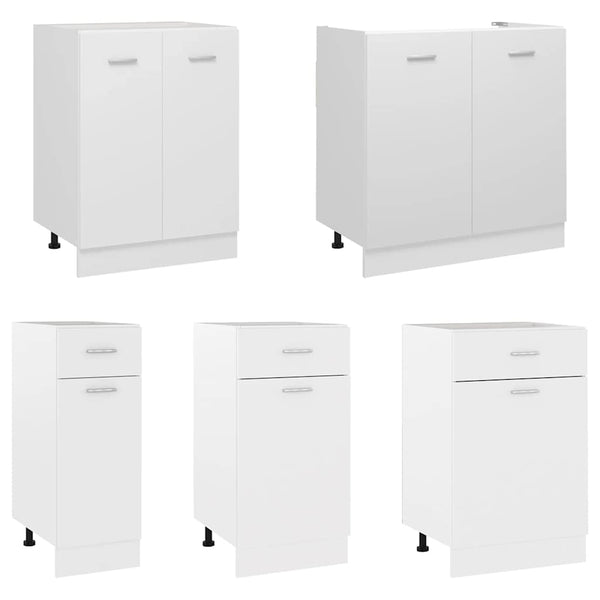 Weißer Schubladenschrank Lyon 30x46x81,5 cm