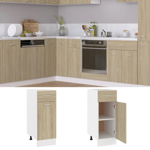 Lyon Schubunterschrank Sonoma-Eiche 30 cm