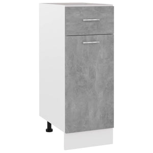 Lyon Schubunterschrank Betongrau 30x46x81,5 cm