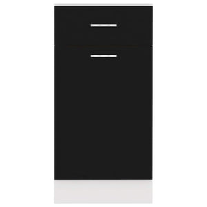 Schwarzer Schubladenschrank Lyon 40 cm