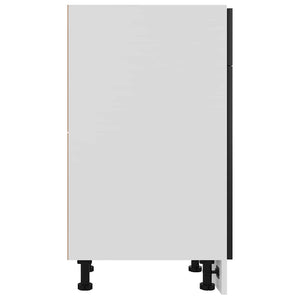 Schwarzer Schubladenschrank Lyon 40 cm