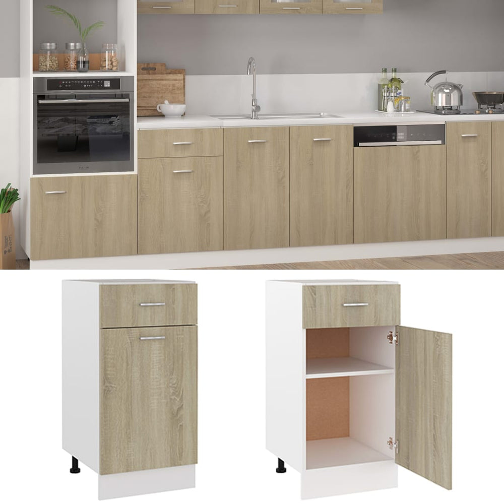 Sonoma-Eiche Schubunterschrank, 40 cm