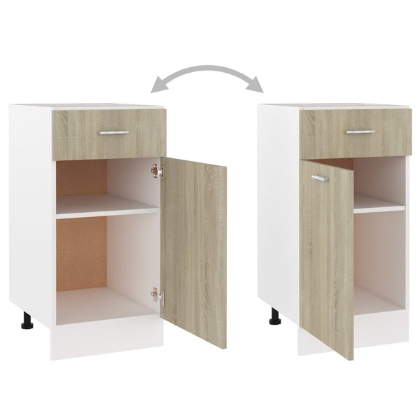 Sonoma-Eiche Schubunterschrank, 40 cm