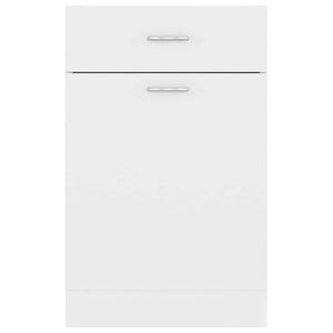 Küchen Schubladenschrank Lyon Weiß 50 cm