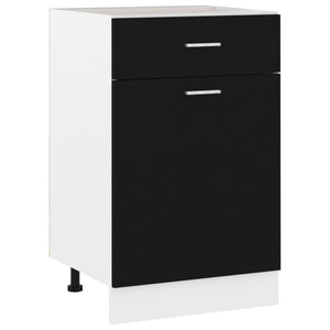 Schwarzer Schubladenschrank Lyon 50x46x81,5 cm