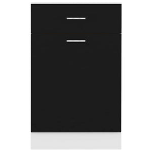 Schwarzer Schubladenschrank Lyon 50x46x81,5 cm