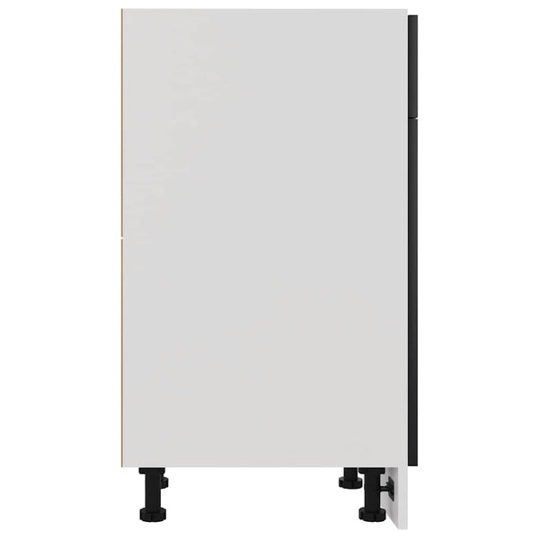 Schwarzer Schubladenschrank Lyon 50x46x81,5 cm