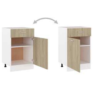 Sonoma-Eiche Schubunterschrank 50 cm