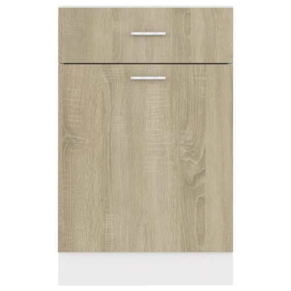 Sonoma-Eiche Schubunterschrank 50 cm