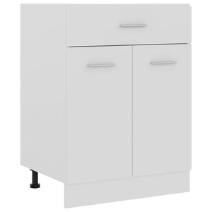 Küchen Schubunterschrank Lyon Weiß 60 cm