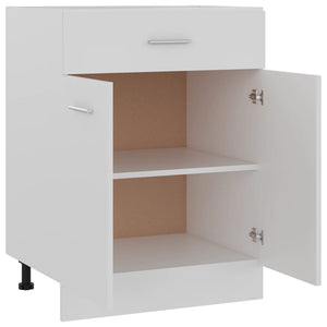 Küchen Schubunterschrank Lyon Weiß 60 cm