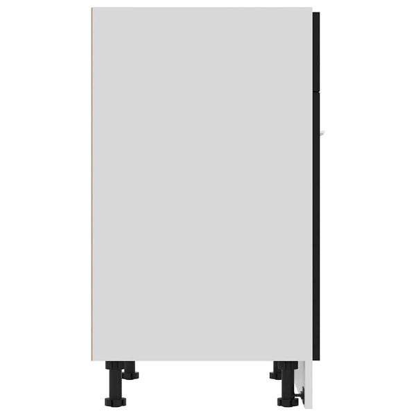Schwarzer Schubladenschrank Lyon 60 cm