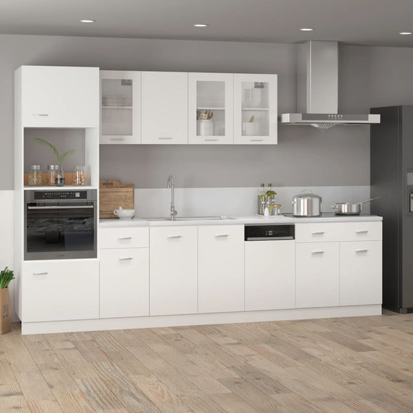Küchen Schubunterschrank Lyon Weiß 80 cm