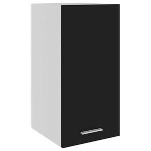 Schwarzer Hängeschrank 60 cm