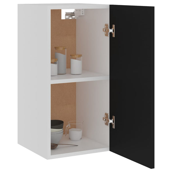 Schwarzer Hängeschrank 60 cm