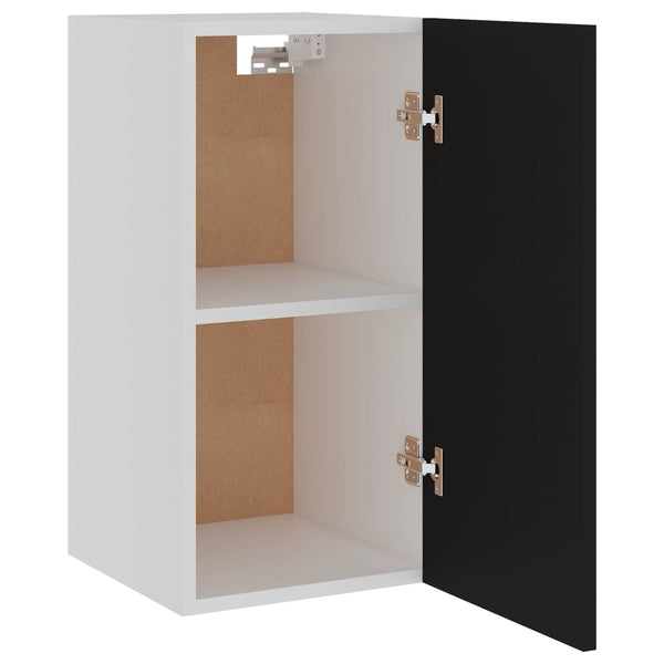 Schwarzer Hängeschrank 60 cm